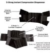 3- strap, Instant Compression Waist Trainer